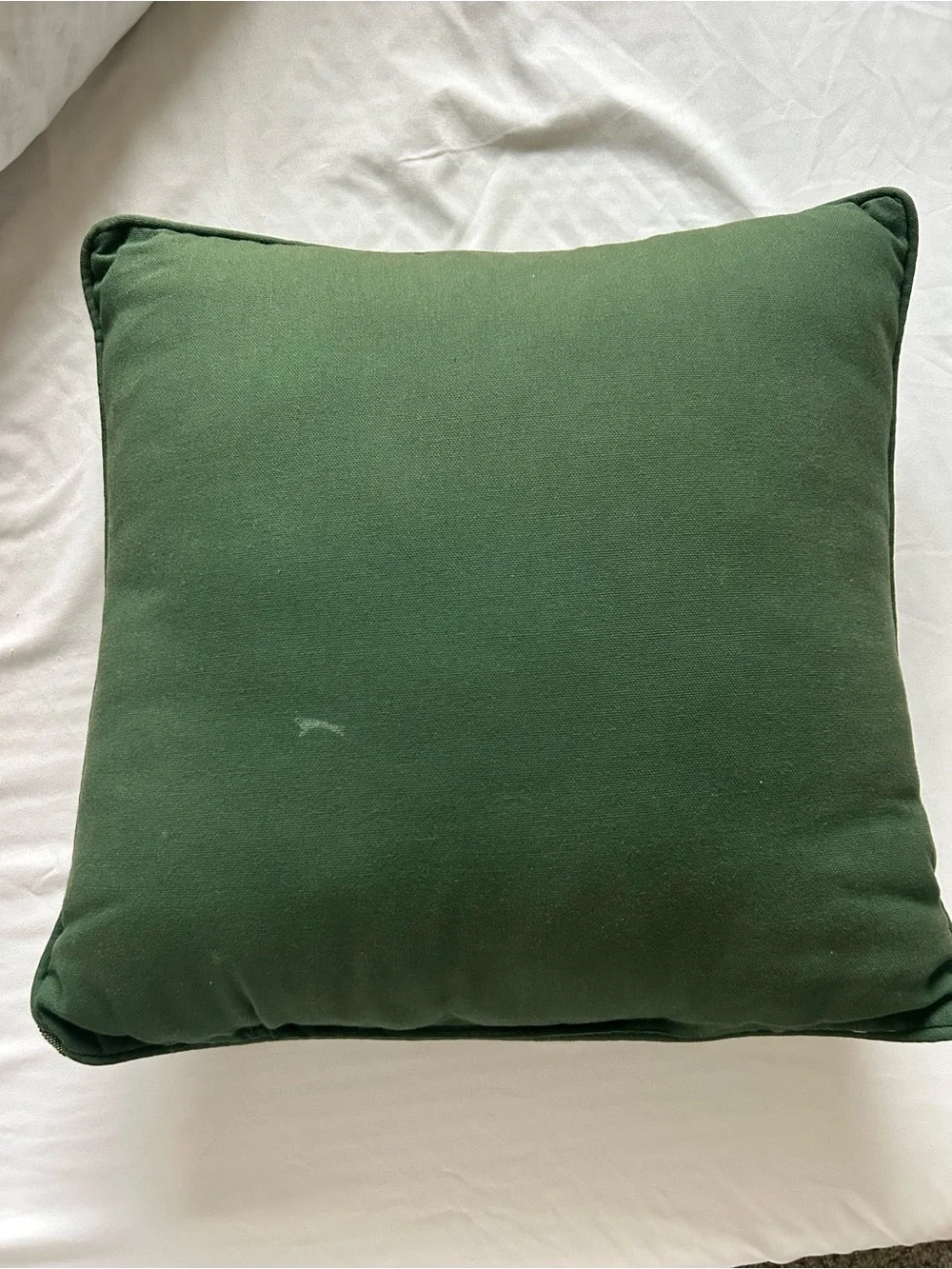 Vintage Decorative Golf Scene Tapestry Throw Pillow - Green